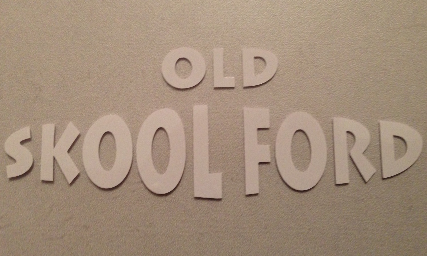 Old Skool Ford Logo Sticker